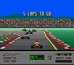 Al Unser Jr.'s Road to the Top (USA) In game screenshot